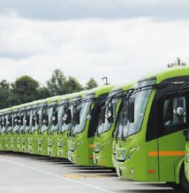 1000多辆比亚迪纯电动客车在哥伦比亚投入运营
