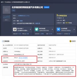注资超22亿元！福田汽车与北京公交集团共同成立新能源公司