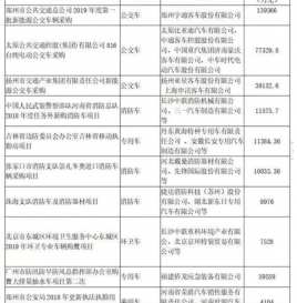 2019年全国公车采购规模超133亿元