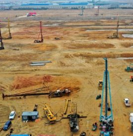 山东开沃新能源汽车20万辆整车生产项目在威海南海新区开工建设