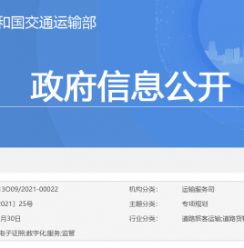交通运输部关于加快推广应用道路运输电子证照提升数字化服务与监管能力的通知